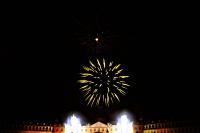 Schloss in Flammen