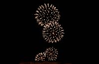 Schloss in Flammen